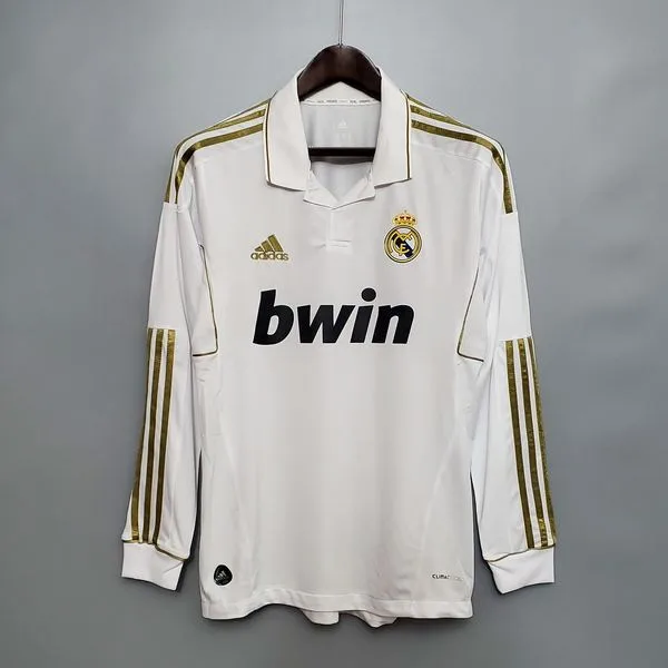 Camiseta de fútbol Real Madrid 2011/12 LOCAL MANGA LARGA VERSION FAN